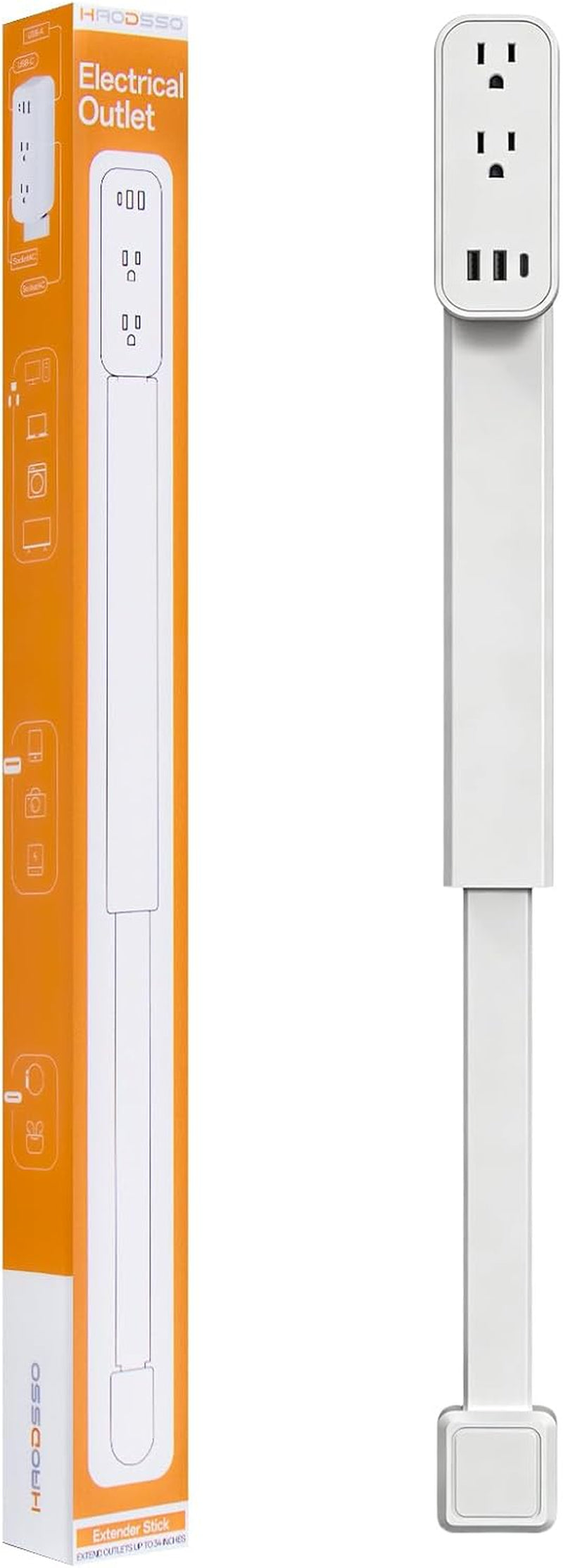 Adjustable Rotating Outlet Extender