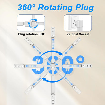 Adjustable Rotating Outlet Extender